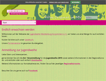 Tablet Screenshot of jugendweihemv.de